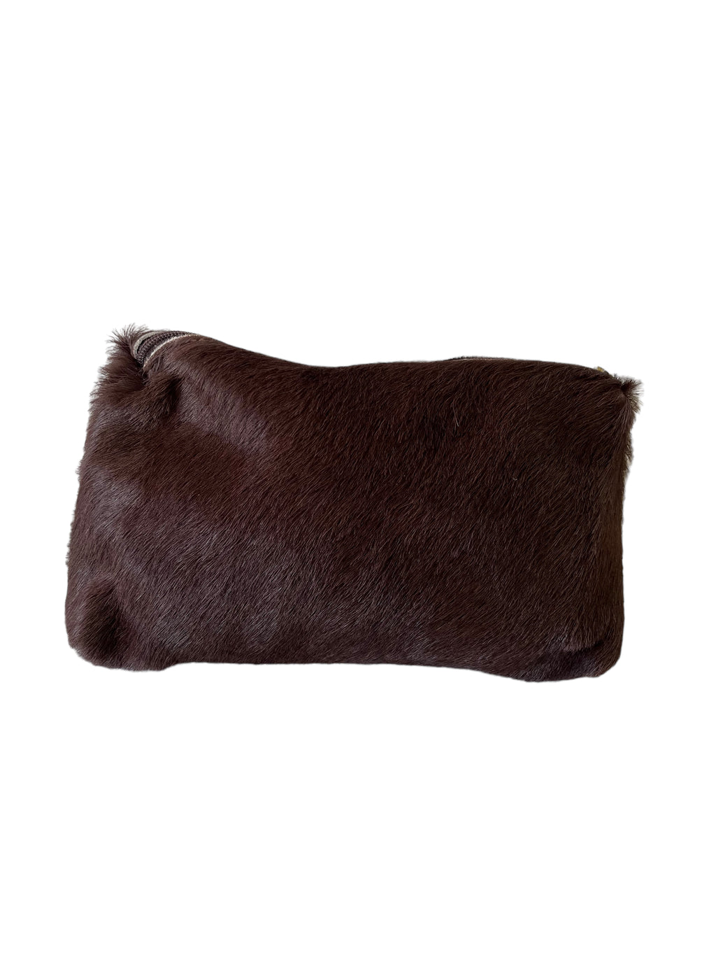 The Kempton Pouch -Brown Hair On Hide