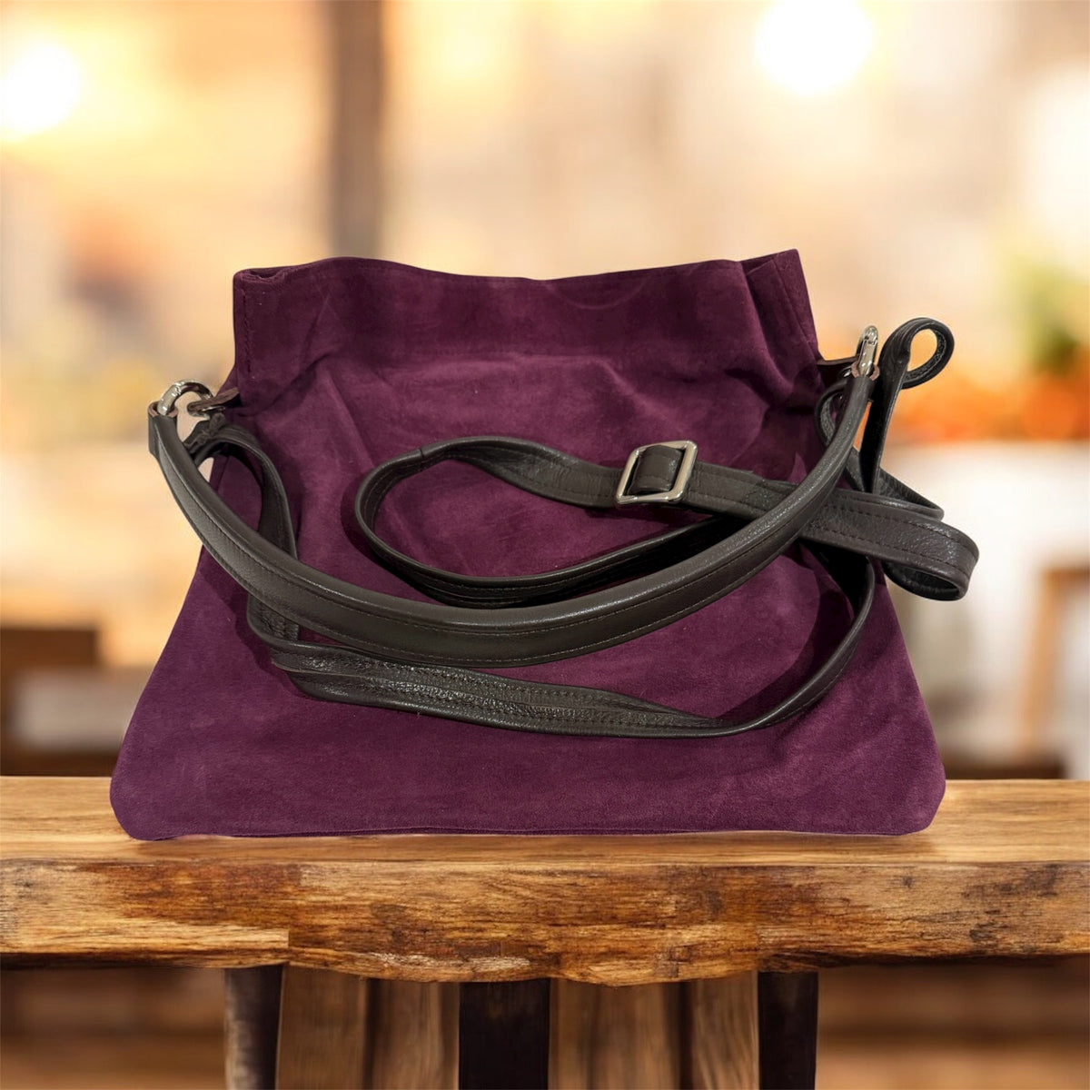 Aubergine Tote Handbag