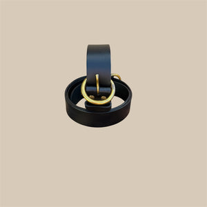 The Bedara | Black Leather