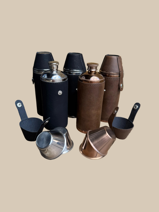 Hunter Flask with Shot Cups