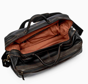 Dalton's Grained Leather Travel Bag