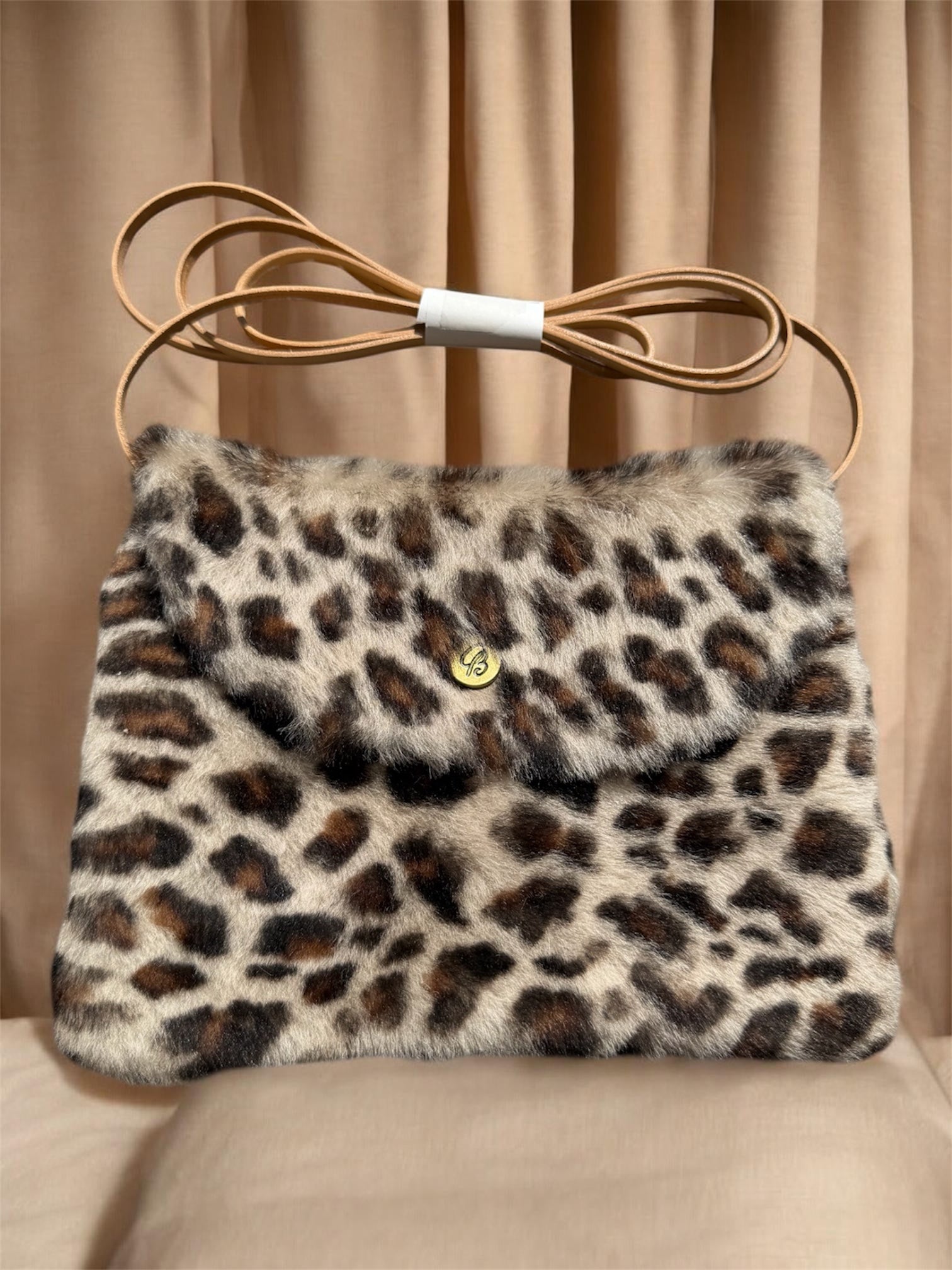 Sheepskin Crossbody Bag - Leopard Print – Dalton