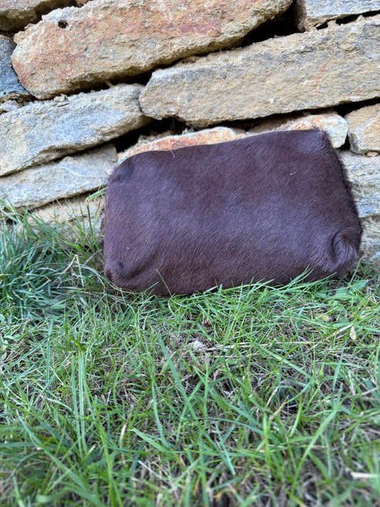 Mahogany Cowhide Kempton Pouch