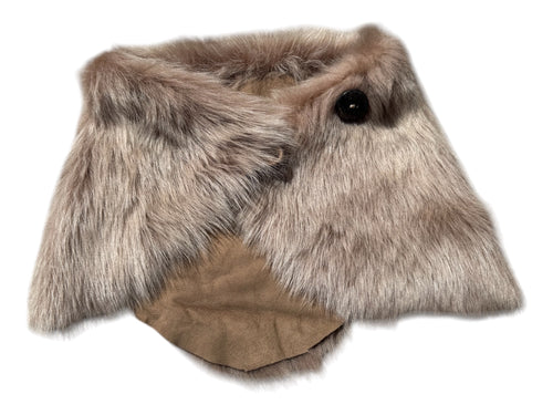 Sheepskin Neck Collar Wrap