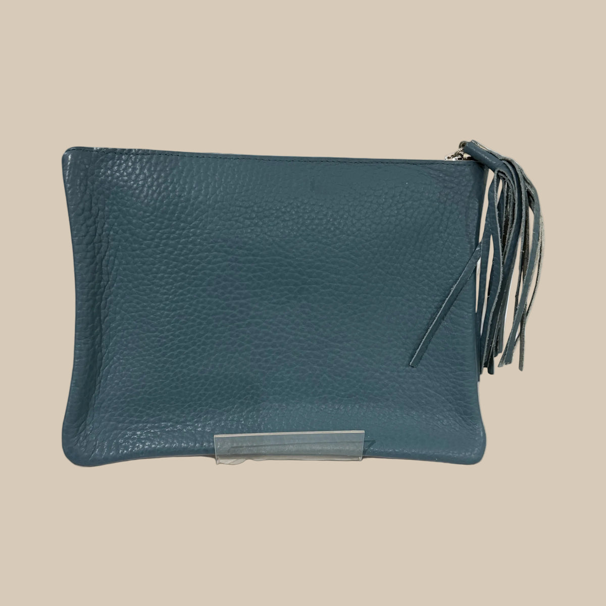 Teal Green Bubble Leather Travel Wallets / Clutch Bags