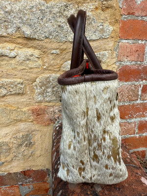 The Wincanton Gold Cowhide Handbag
