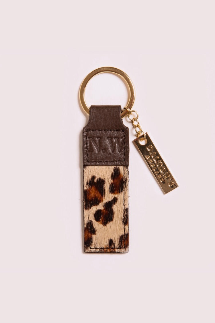 Cavetta Key Fob | Leopard Print